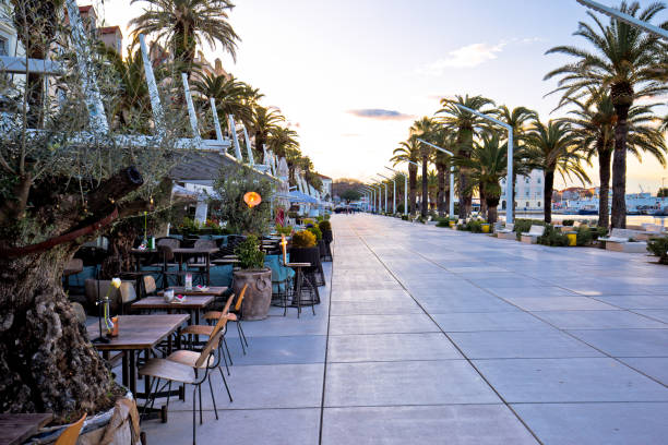 istock Split Riva waterfront colorful view, Dalmatia, Croatia 960360344