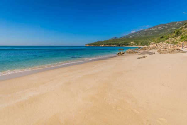 istock beach bay in Portinho da Arrabida, Portugal 960367788