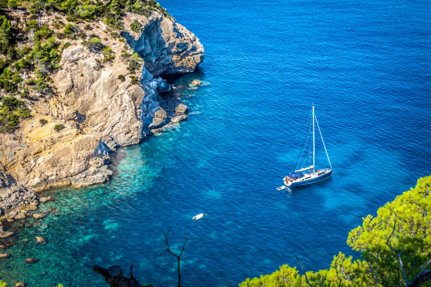 istock Cala Tarida in Ibiza beach San Jose at Balearic Islands 960369876