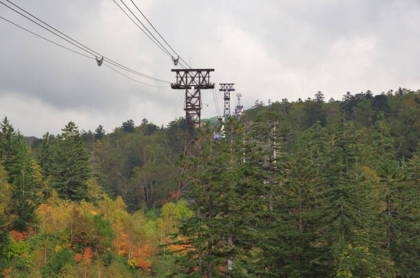 istock Daisetsuzan Asahidake Ropeway and Fall foliage in Hokkaido, Japan 960370876