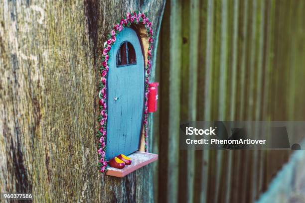 Little House Stock Photo - Download Image Now - Fairy, Yard - Grounds, Door