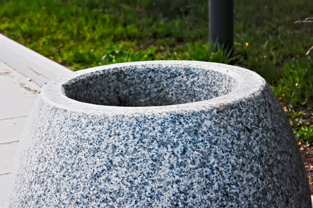 istock Urn from natural stone in the park 960380382