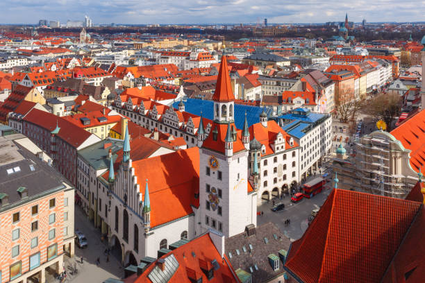istock Aerial view of Old Town, Munich, Germany 960385866