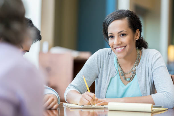 istock Adult college student studies for exam 960388560