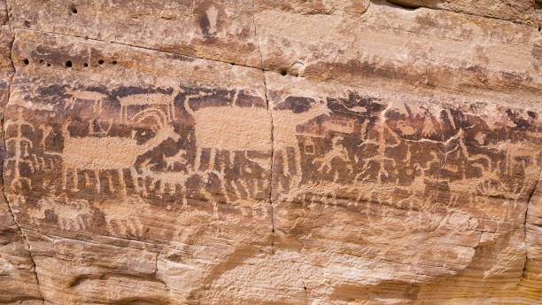 istock Petroglyphs in Gold Butte National Monument 960394012