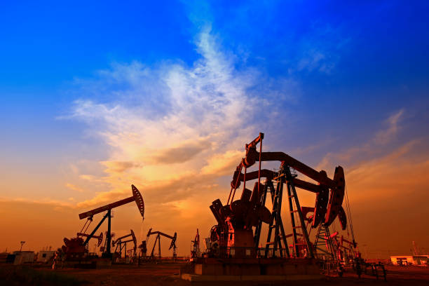 istock The oil pump, industrial equipment 960396748