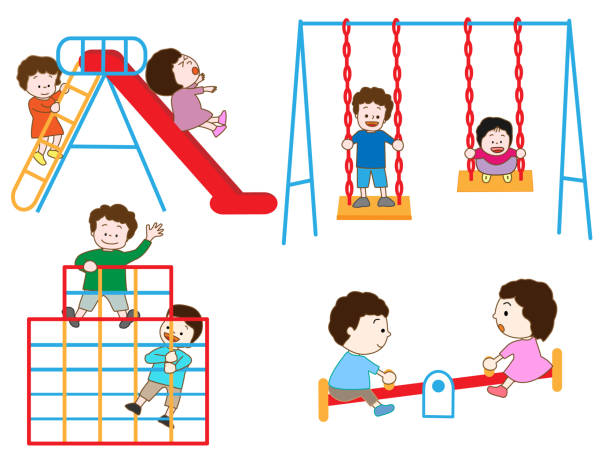 Play Structure Vector 180+ Kid Play Structure Stock Illustrations, Royalty-Free Vector ...