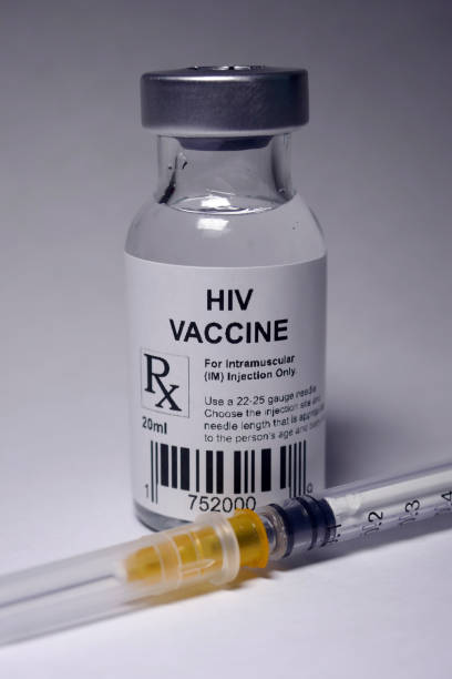 human immunodeficiency virus impfung - immunodeficiency stock-fotos und bilder