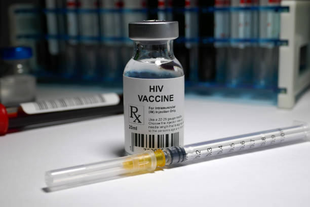 Human immunodeficiency virus immunization stock photo