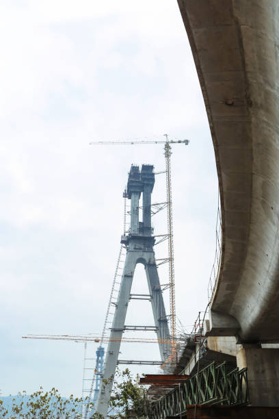 istock The Yangtze River Bridge under construction in Chongqing, China 960431454