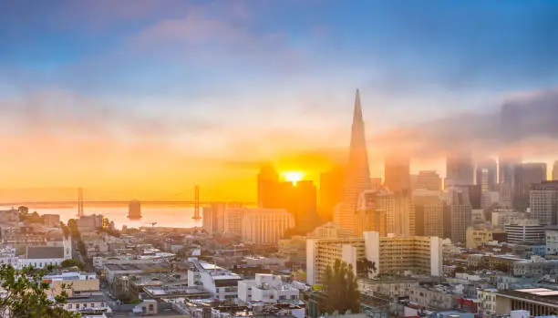 Photo of San Francisco Skyline at Sunrise