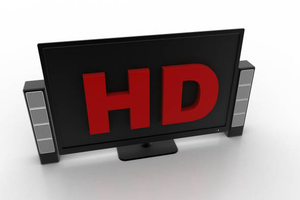 istock Hd tv monitor with speaker 960453638