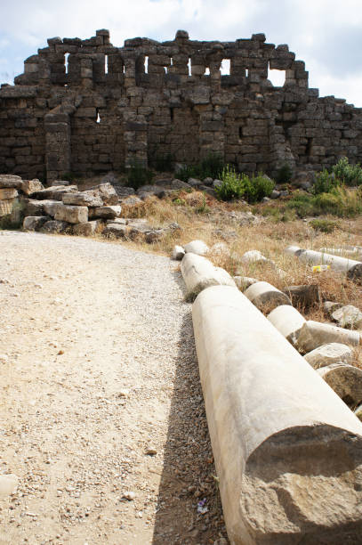 istock Old roman ruins in Side, Turkey 960454460