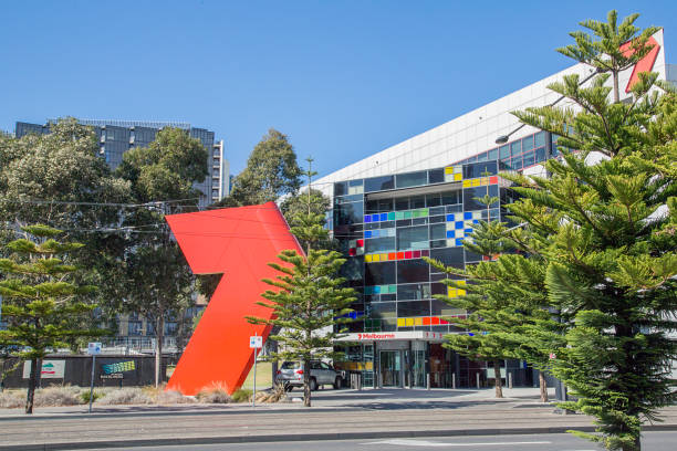 Seven Melbourne - Television Network Building stock photo