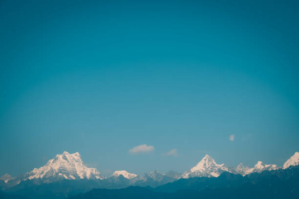 mountain peak Himalayas view from bhutan