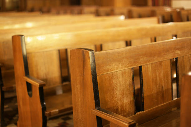 istock Pews in the church 960466388