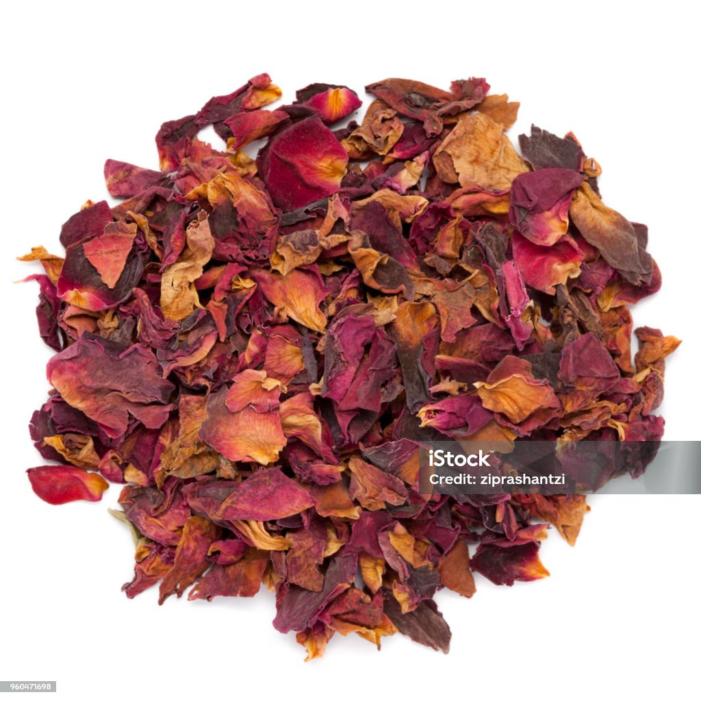 Dried Organic Damask Rose Petals Stock Photo - Download Image Now - Damask  Rose, No People, Alternative Therapy - iStock