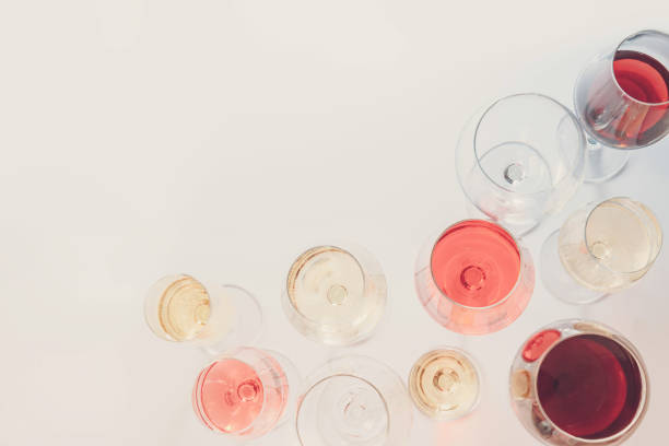 istock Set of glasses with wine 960472308