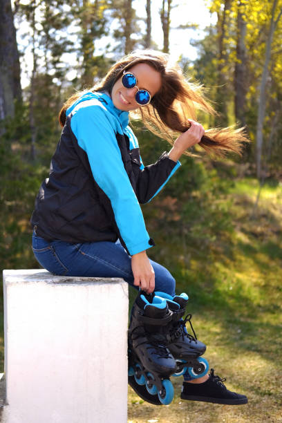 istock Female in a roller skates. 960479382