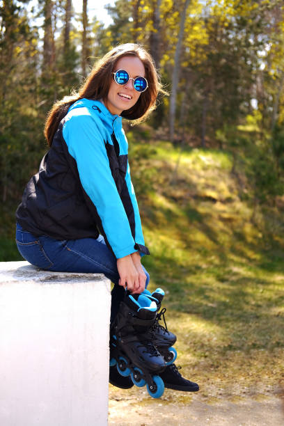 istock Female in a roller skates. 960479850