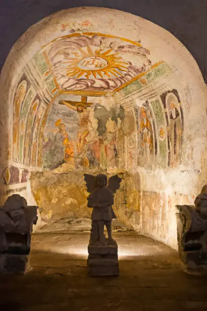 Fresco in the Hermitage of Sant'Onofrio in Morrone