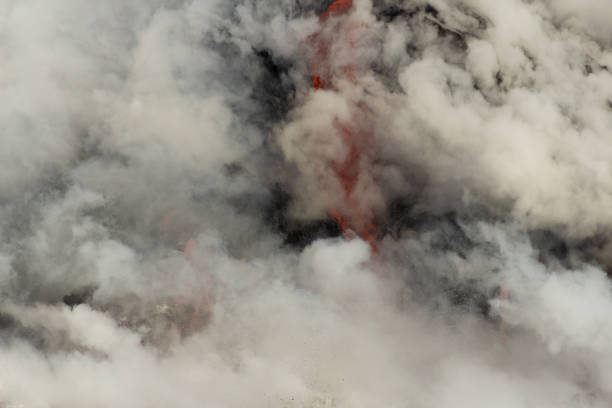 istock Lava entering the ocean, Big Island, Hawaii 960493312