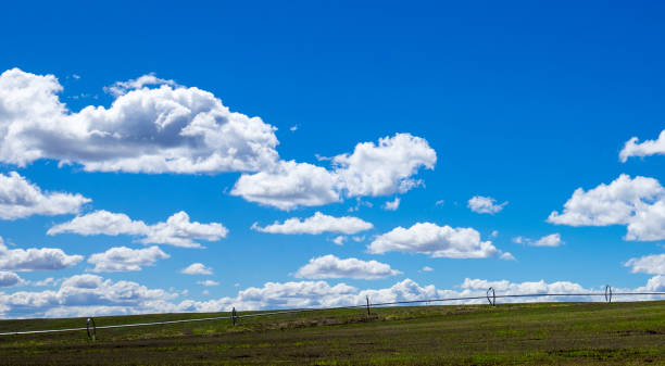 large mountain view, abundant with trees with blue sky and clouds in Thailand