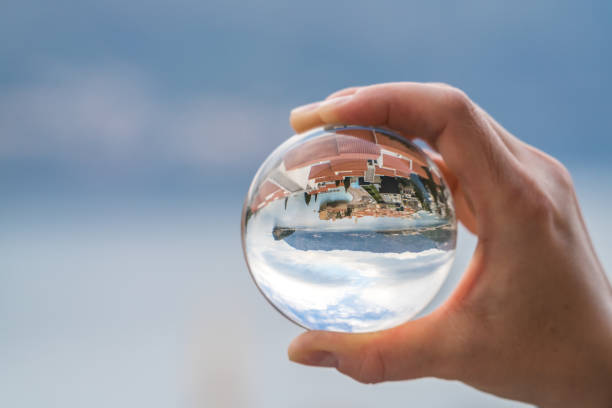 istock Budva reflected in a glass ball 960505848