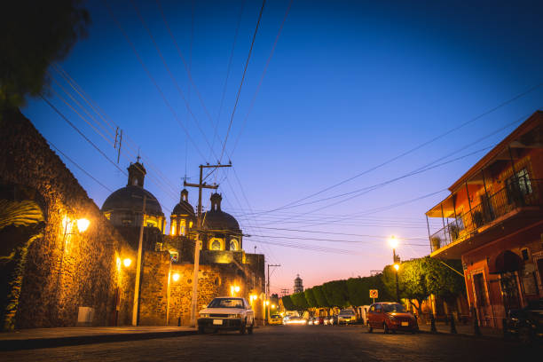 Church in Queretaro, Mexico stock photo