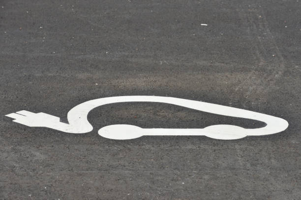 istock Electric cars in parking area 960520740