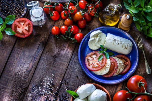 istock Homemade healthy Caprese salad 960524076