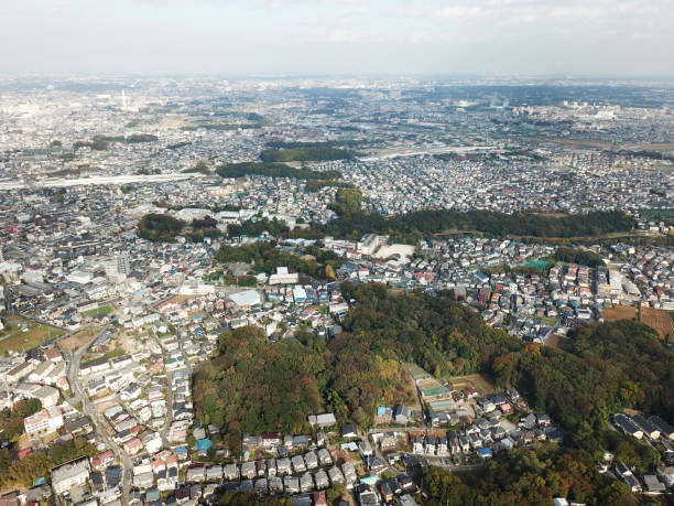 istock Aerial view from Ichikawa City sky 960526496