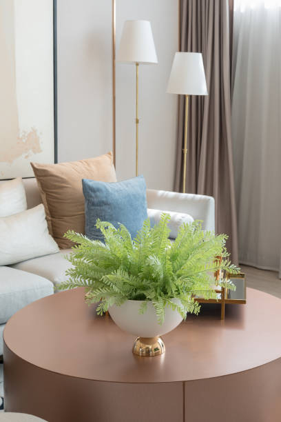 istock modern living room with set of pillows 960527366