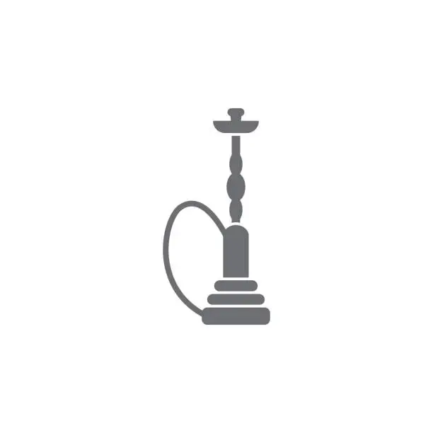 Vector illustration of hookah icon. Simple element illustration. hookah symbol design template. Can be used for web and mobile
