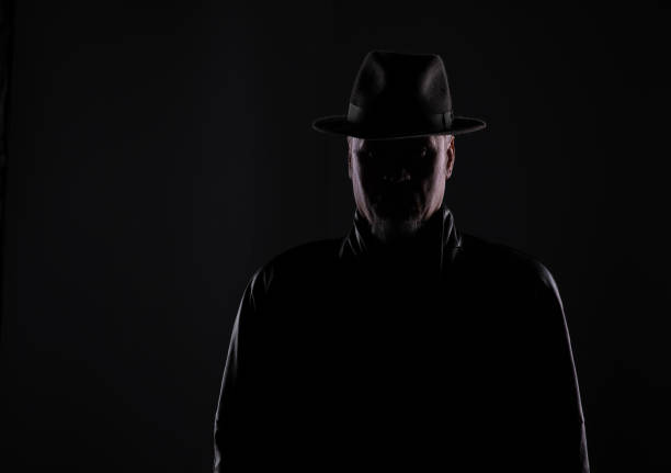 istock Unknown male person silhouette,covered 960531656