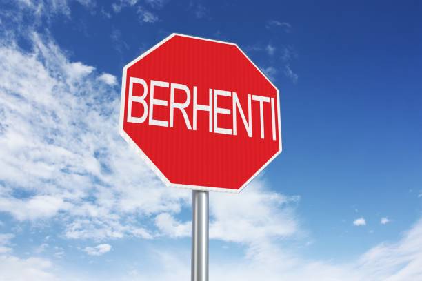 istock Malaysian Bruneian stop sign 960555786