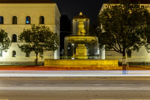 istock light trails at a fountain Munich university 960560418