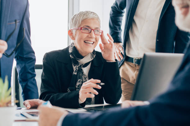 istock Business woman wearing eyeglasses 960566904