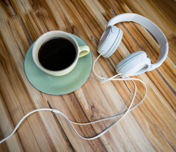 istock Drinking coffee and listening to music 960568846