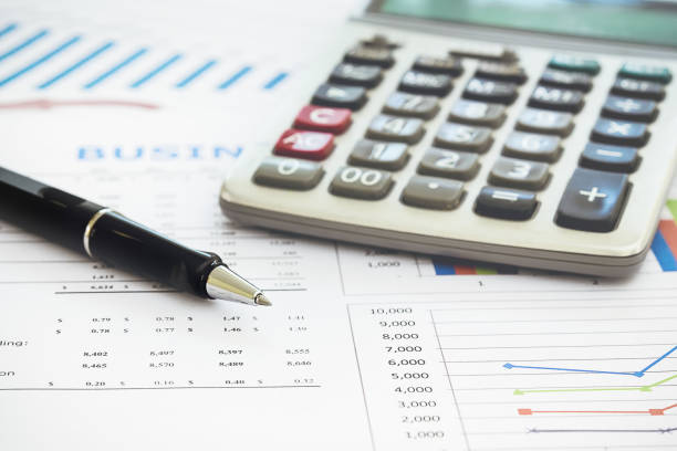 istock Business report financial accounting graphs analysis 960572162