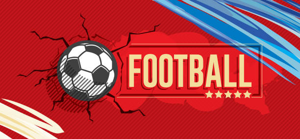 istock Football icon and grunge, watercolor background 960575256