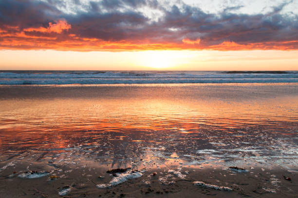 istock Waves in the California Summer sunset 960575490