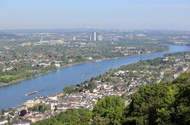 istock View downstream River Rhine overlooking Koenigswinter and Bonn. Germany. 960578608