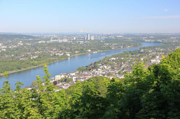 istock View downstream River Rhine overlooking Koenigswinter and Bonn. Germany. 960578994