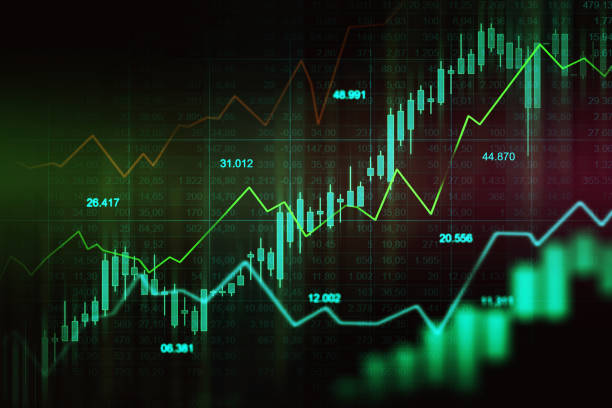 istock Stock market or forex trading graph in graphic concept 960579306