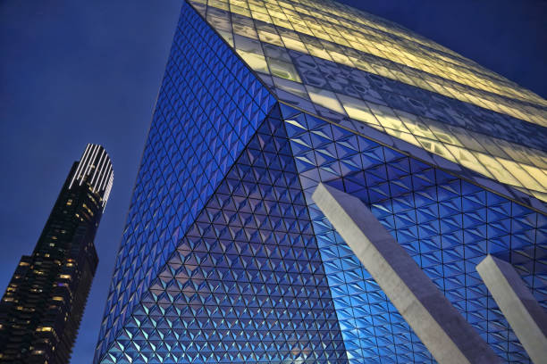 istock TORONTO, CANADA-20 MARCH, 2018: New Ryerson University building in Toronto downtown core at night 960579366