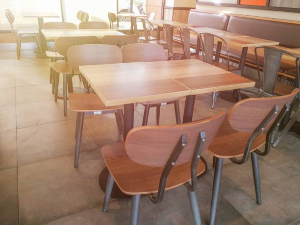 istock empty chair and table in cafe restuarant., lonely concept., business concept. 960582628