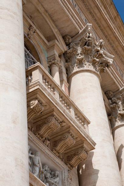 September 16, 2014: Rome, Italy: The Vatican balcony where the pope greets his people