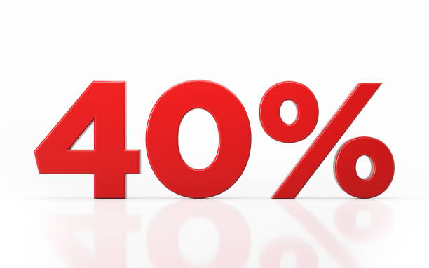 istock Forty Percent Off Discount Symbol 960591358