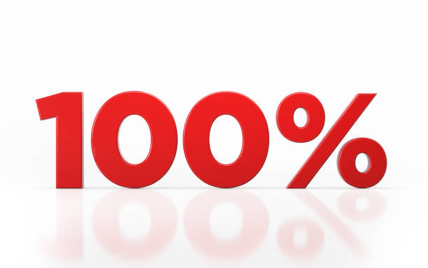 istock One Hundred Percentage Symbol 960591706